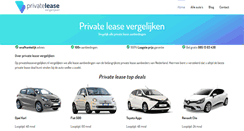Desktop Screenshot of goedkopeleaseauto.nl